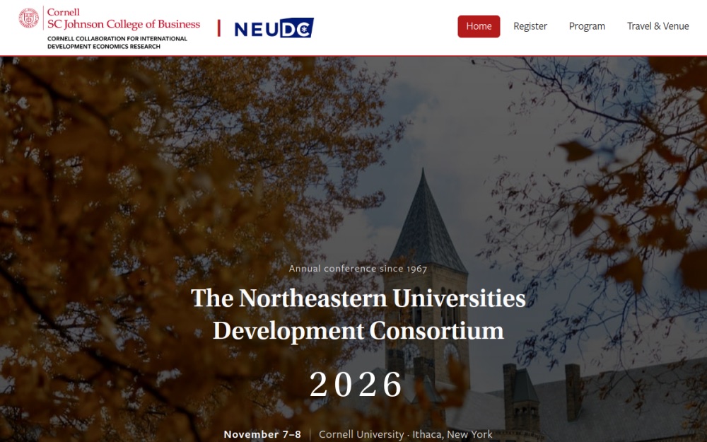NEUDC 2026 conference site